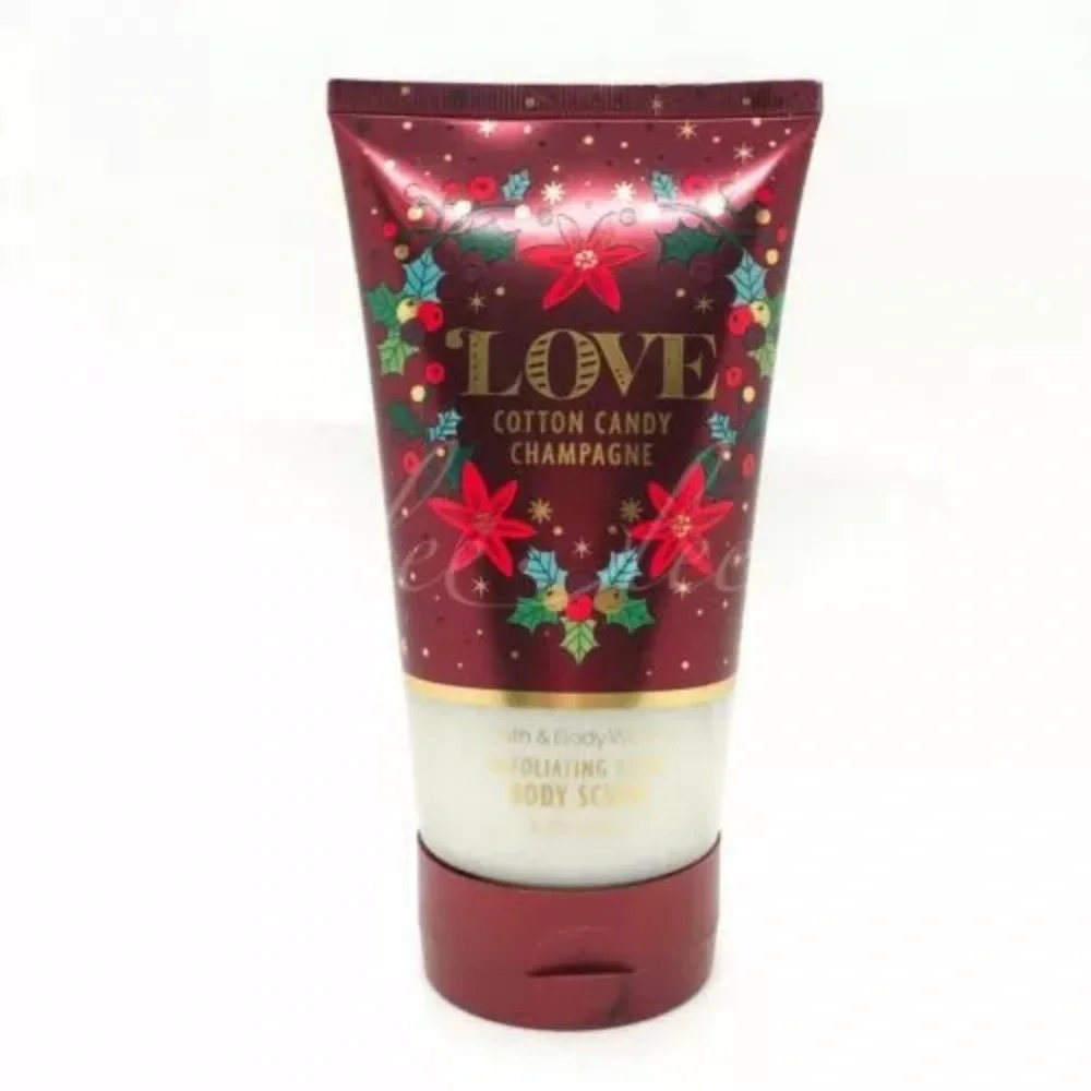 DISCONTINUED Bath & Body Works LOVE Cotton Candy Champagne Exfoliating Scrub